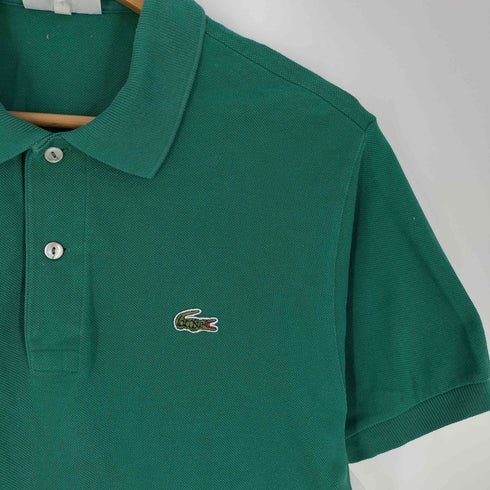 シュミーズラコステ CHEMISE LACOSTE ロゴ刺繍 鹿の子 半袖ポロシャツ メンズ JPN:4