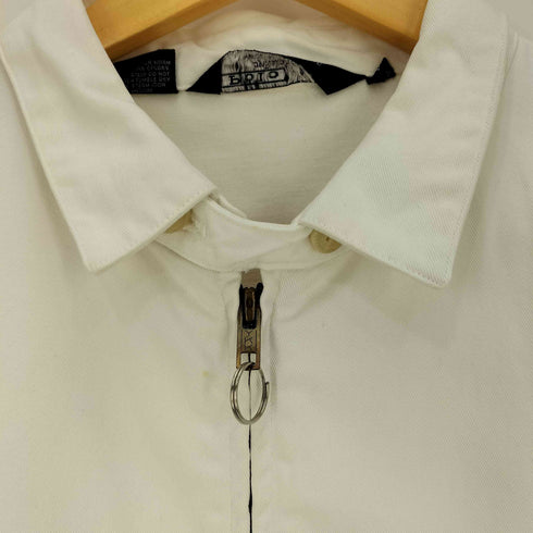 ポロバイラルフローレン Polo by RALPH LAUREN 80~90s USA製 三角タグ ポニー刺繍 スイングトップ メンズ import:L