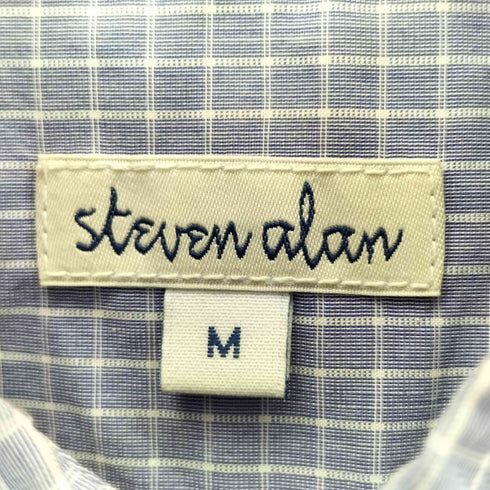 スティーブンアラン Steven Alan グラフチェックレギュラーカラーシャツ メンズ M