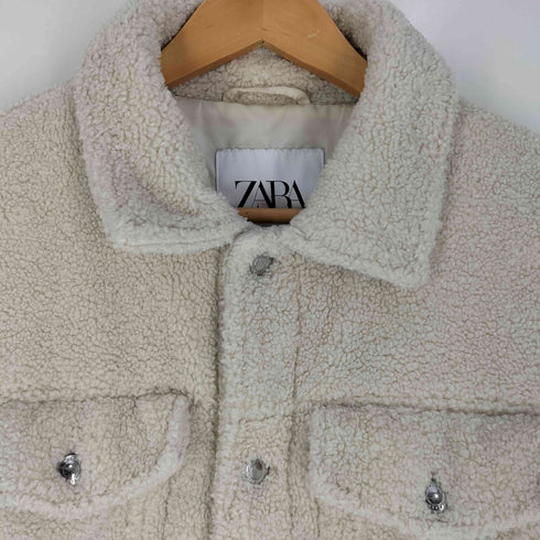 ザラ ZARA ボアジャケット メンズ import:L