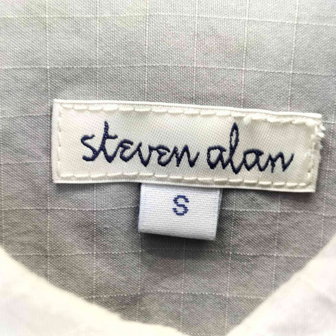 スティーブンアラン Steven Alan リップストップ ボタンダウンシャツ メンズ S