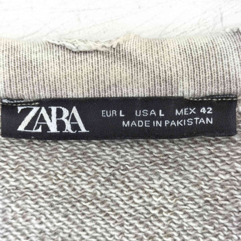 ザラ ZARA ダメージ加工スウェット メンズ import:L