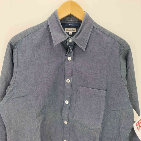 スティーブンアラン Steven Alan INDIGO レギュラーカラーシャツ メンズ M