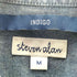 スティーブンアラン Steven Alan INDIGO レギュラーカラーシャツ メンズ M
