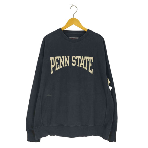 チャンピオン Champion 00S ORIGINAL REVERSE WEAVE PENN STATE カレッジワッペン クルーネックスウェット メンズ import:XL
