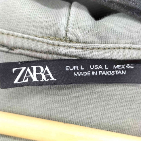 ザラ ZARA プルオーバーパーカー メンズ import:L