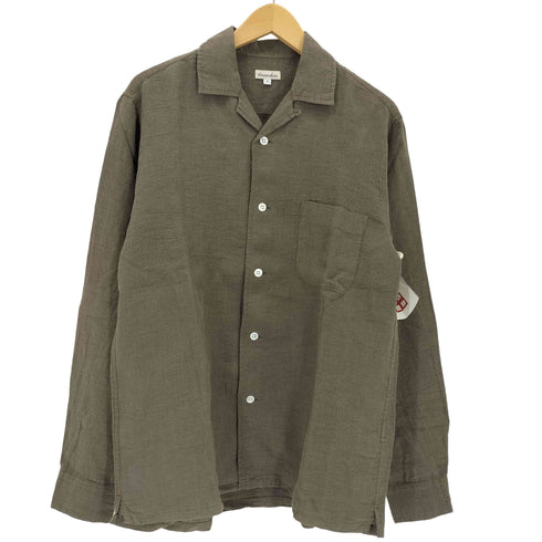 スティーブンアラン Steven Alan リネンオープンカラーシャツ メンズ S