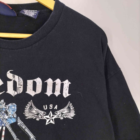 ホンジュラス製 バイクプリント Tシャツ メンズ 2XL