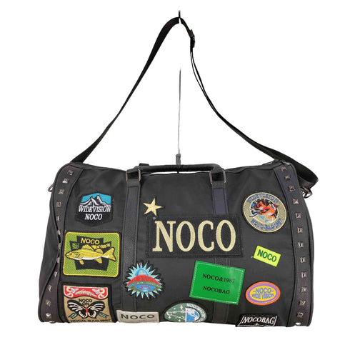 NOCO パッチ付き スタッズ ボストンバック y2k メンズ