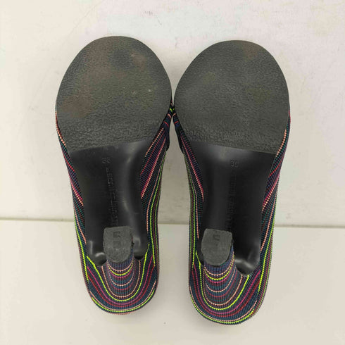 ユナイテッドヌード UNITED NUDE Fold Hi ストライプ マルチカラー ショートブーティ レディース 36