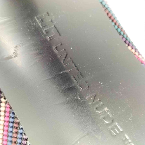 ユナイテッドヌード UNITED NUDE Fold Hi ストライプ マルチカラー ショートブーティ レディース 36