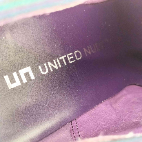 ユナイテッドヌード UNITED NUDE Fold Hi ストライプ マルチカラー ショートブーティ レディース 36