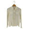 ズッカ ZUCCa フリルデザイン L/S シャツ レディース M