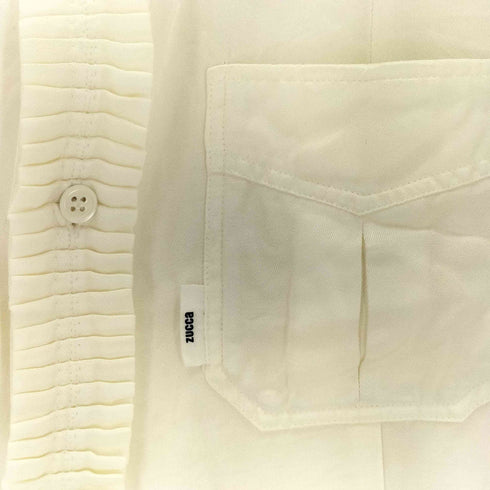 ズッカ ZUCCa フリルデザイン L/S シャツ レディース M