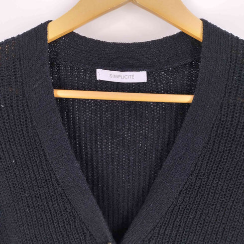 シンプリシテェ SIMPLICITE 24ss リネンコットンベスト レディース FREE