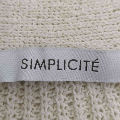 シンプリシテェ SIMPLICITE 24ss リネンコットンベスト レディース FREE