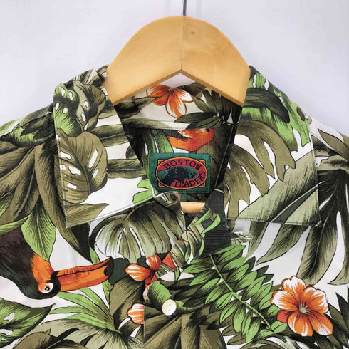 ボストントレーダーズ BOSTON TRADERS 花柄アロハシャツ メンズ import:L