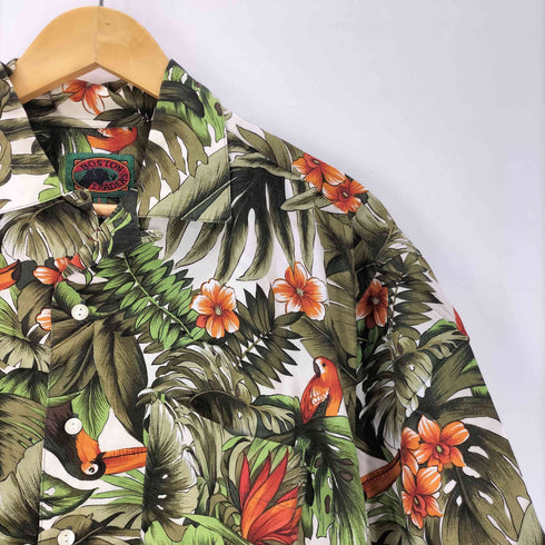 ボストントレーダーズ BOSTON TRADERS 花柄アロハシャツ メンズ import:L
