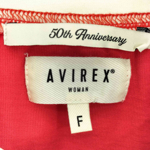 アヴィレックス AVIREX 25ss COLOR SCHEME EMBROIDERY TOPS カラースキーム刺繍トップス レディース FREE