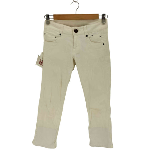 バーバリーブルーレーベル BURBERRY BLUE LABEL ストレッチデニムクロップドパンツ レディース 38