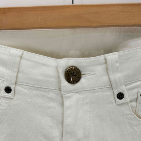 バーバリーブルーレーベル BURBERRY BLUE LABEL ストレッチデニムクロップドパンツ レディース 38