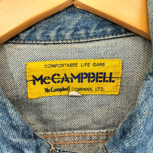 McCAMPBELL vintage デニム トラッカージャケット レディース JPN:M