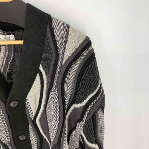 ザラ ZARA ジャガードニットカーディガン メンズ import:S