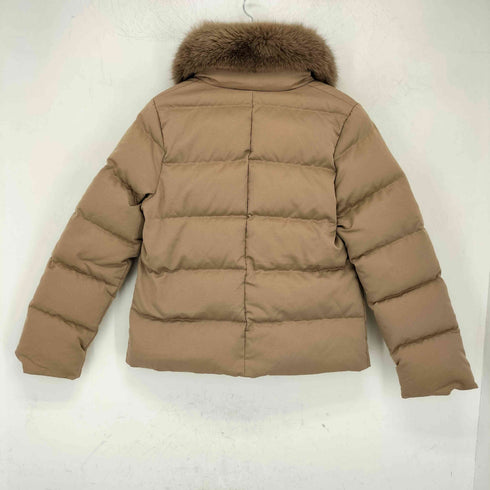 クイーンズコート QUEENS COURT ファー付き ショートダウンコート レディース JPN:2
