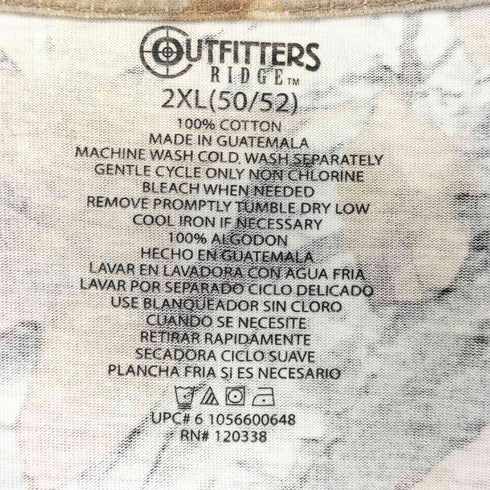 OUTFITTERS リアルツリー 半袖 Tシャツ メンズ 2XL