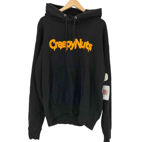 CREEPERS フード紐 フロントポケット プルオーバーパーカー メンズ JPN:XL