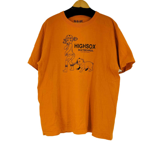 HIGHSOX SKATEBOARDS フロントプリント S/S Tシャツ メンズ