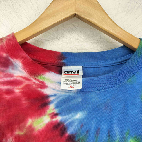 アンビル Anvil 90s タイダイ染め クルーネック 半袖 Tシャツ メンズ import:M