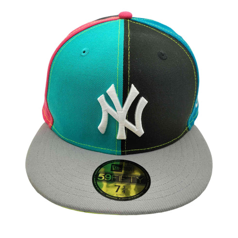 ニューエラ NEW ERA 59FIFTY MLB ベースボール チーム ロゴ 刺繍 マルチカラー 6パネルキャップ メンズ 61.5cm