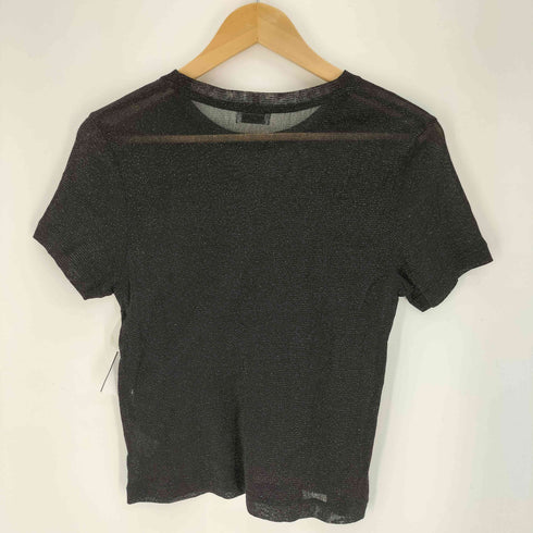 グリーンレーベルリラクシング GREEN LABEL RELAXING シアー ラメ チュール Tシャツ レディース FREE