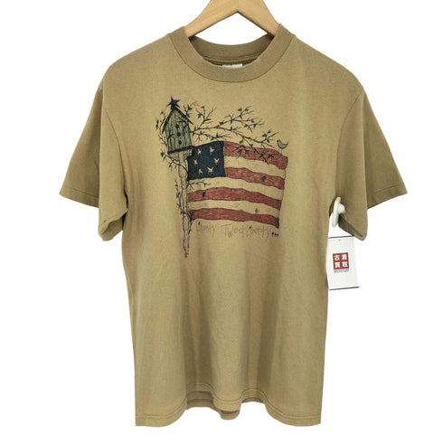 アンビル Anvil 90s USA製 プリント クルーネック 半袖 Tシャツ メンズ import:M