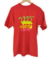 ヘインズ Hanes 90s USA製 3D FLORIDA フラミンゴプリント クルーネック 半袖 Tシャツ レディース import:M