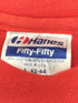 ヘインズ Hanes 90s USA製 3D FLORIDA フラミンゴプリント クルーネック 半袖 Tシャツ レディース import:M