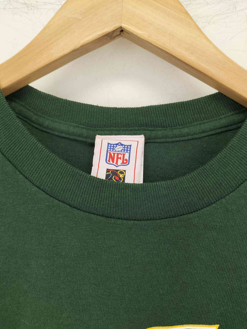 エヌエフエル NFL 90s フットボール プリント クルーネック 半袖 Tシャツ メンズ import:M