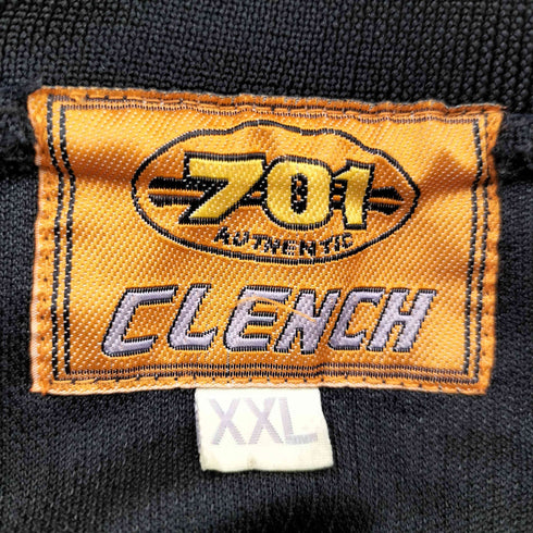 CLENCH 90-00S 701 両面 プリント S/S メッシュ レイヤード Vネック ゲーム シャツ メンズ XXL