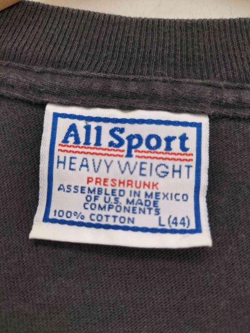 オールスポーツ ALL sport 90-00s プリント クルーネック 半袖 Tシャツ メンズ import:L