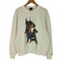 バターグッズ BUTTER GOODS USA製 Doberman Print Sweatshirt クルーネックスウェット メンズ import:L