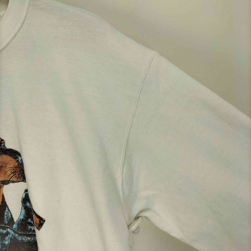 バターグッズ BUTTER GOODS USA製 Doberman Print Sweatshirt クルーネックスウェット メンズ import:L
