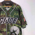 G.I.Joe GIJOE 90-00S SPECIAL FORCES アーミー 星条旗 刺繍 カモ 迷彩 ナンバリング 1 S/S ゲーム シャツ メンズ import:XL