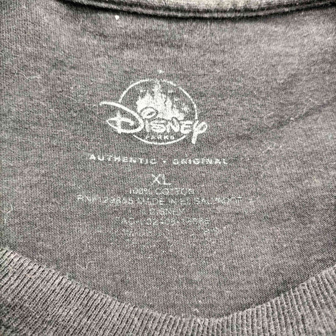 テーマパーク キャラクター テキスト プリント S/S Tシャツ メンズ import:XL