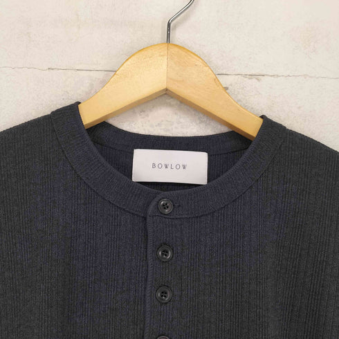 BOWLOW ボタン付きヘンリーネックTシャツ レディース JPN:M