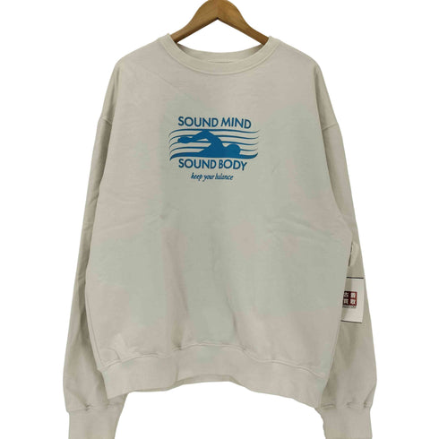 NICE WEATHER ロングスリーブ クルーネック スウェット メンズ L