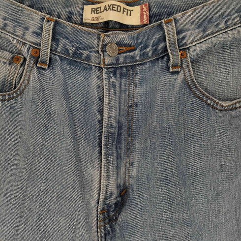 リーバイス Levis 00S 550 ボタン裏896刻印 RELAXED FIT テーパードデニムパンツ メンズ W34 L34
