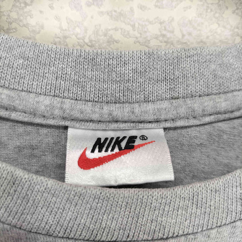 ナイキ NIKE 90-00s 銀タグ フロントプリントクルーネックTシャツ レディース