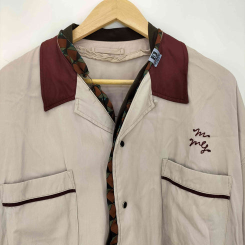 メゾンミハラヤスヒロ Maison MIHARA YASUHIRO 23ss Mix layered bowling shirt メンズ JPN:48