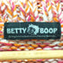 BETTY BOOP キャラクターワッペン ジップアップ ニット カーディガン メンズ M